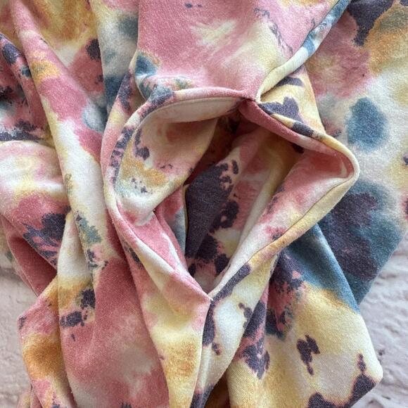 Zenana Tie Dye Slim Spaghetti Strap Sun Boho Maxi Dress L Large - Picture 4 of 5